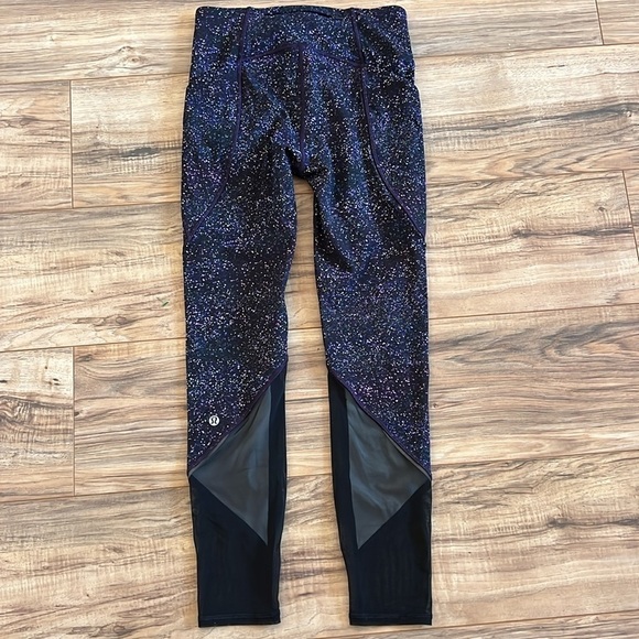 Lululemon Athletica Women’s Train Times leggings size 4 Crystalline Multi/Black - Picture 4 of 6